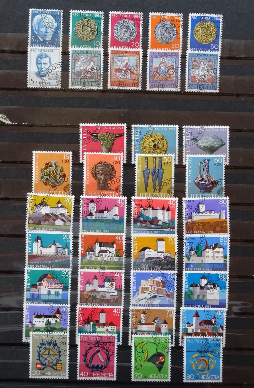 Tutti i francobolli: Pro Patria Briefmarken – Usato da Feldbrunnen venduto da MarcusSO