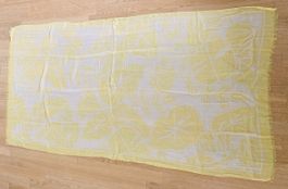 MARCO POLO SCHAL/FOULARD  GELB FAST NEU!