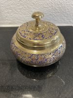Portabonbon / Portagioie Vintage Ottone Smaltato India