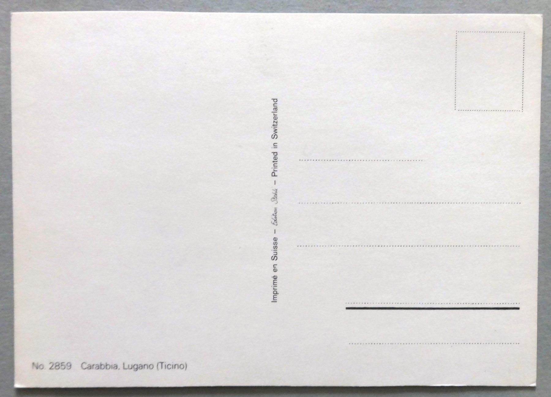 Cartoline postali: Carabbia, Lugano – Usato da Fétigny venduto da Billy2miny 1