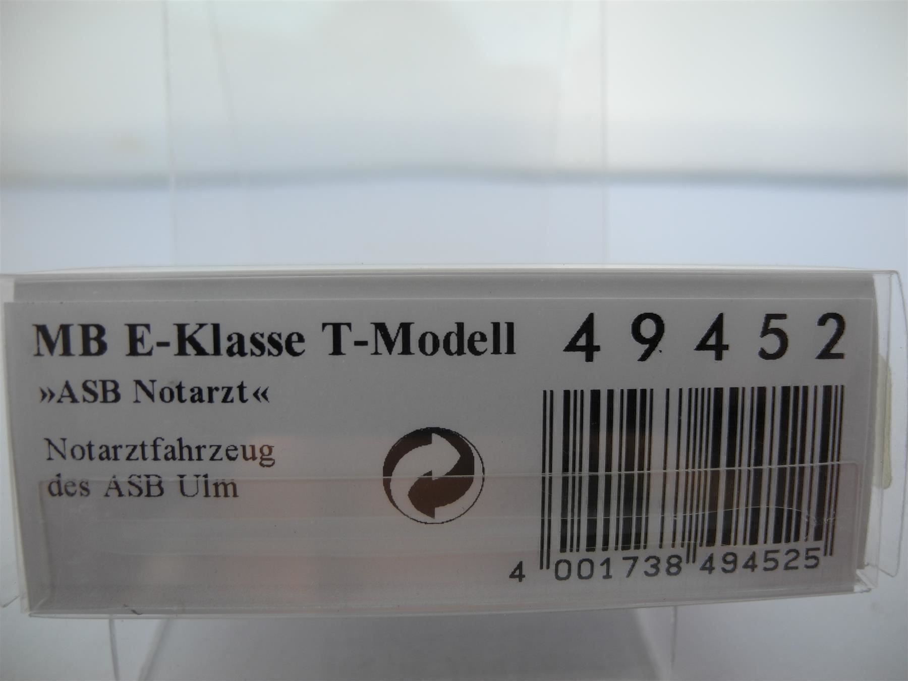Busch Modellini d'auto: Busch 49452 "ASB Notarzt", Nr. t40 – Nuovo e nell'imballaggio originale da Kottwil venduto da Crazyrolf 2