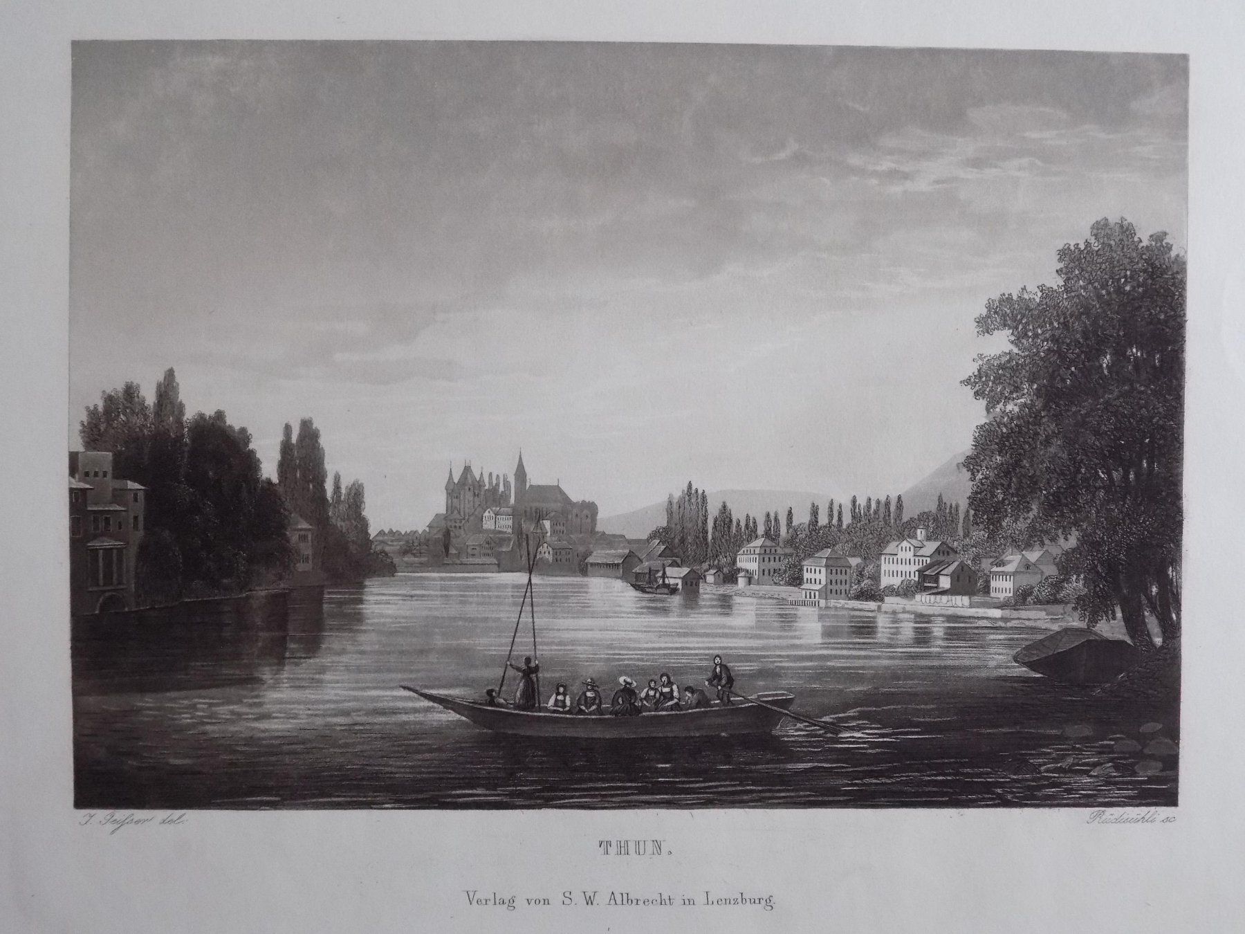 Gravures: Thun Aquatinta von Geisser – D'occasion à Risch par Antikfee 3
