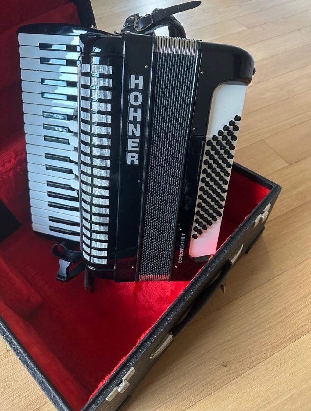 Hohner Strumenti musicali: Akkordeon Hohner Concerto III – Usato da Wolfhausen venduto da lunaire01