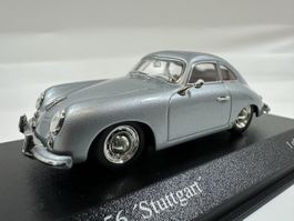 Porsche 356 „Stuttgart“ 1:43, limitiert,Acrylbox, MINICHAMPS