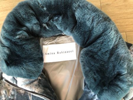 Amina Rubinacci Designer Jacke mit Pelz