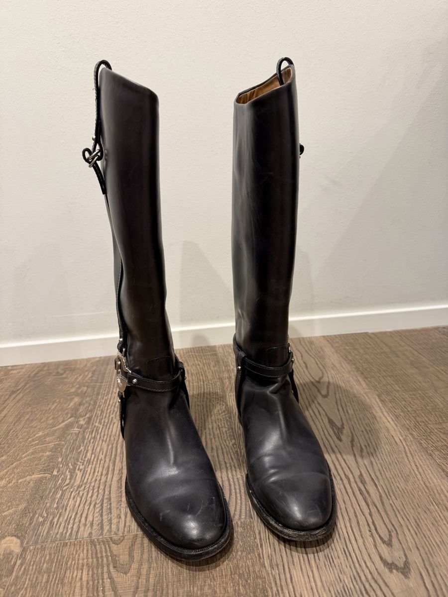 Gucci Scarpe da donna: Gucci navy riding boots – Usato da Herrliberg venduto da Tubalp