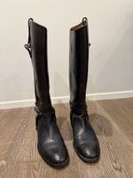 Gucci navy riding boots
