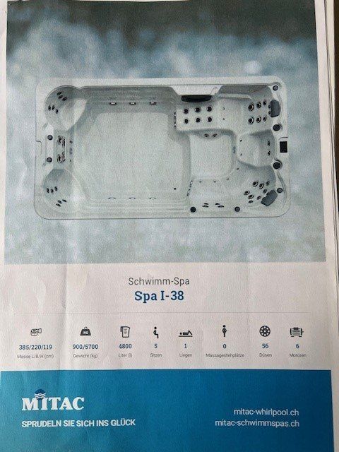 Whirlpool: Swimm-Spa I-38 – Usato da Uerzlikon venduto da meyer20a69 2