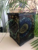 Mosaikglas Eigenanfertigung zum Aufhängen mit Kerze !