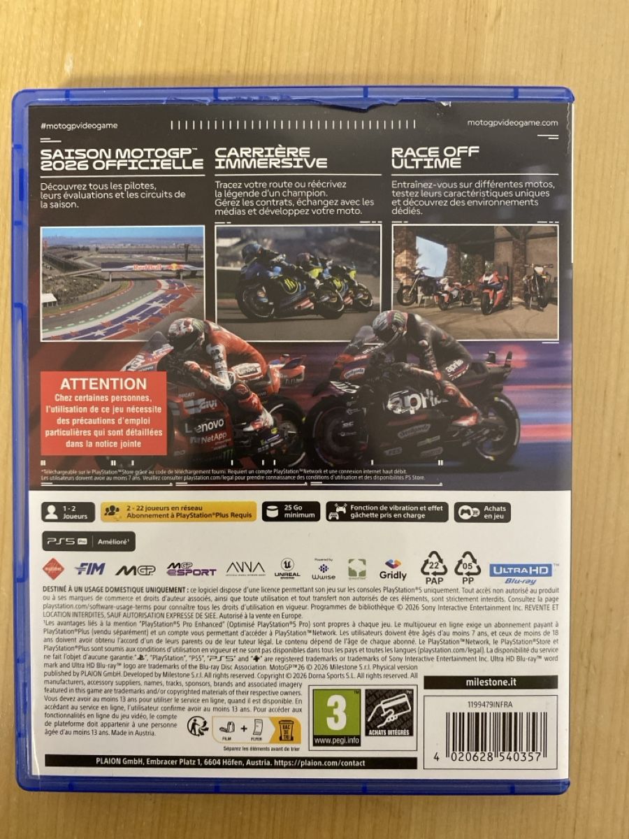 Sony Giochi: PS5 MotoGP 26 – Usato da Biel/Bienne venduto da Zozi56 1