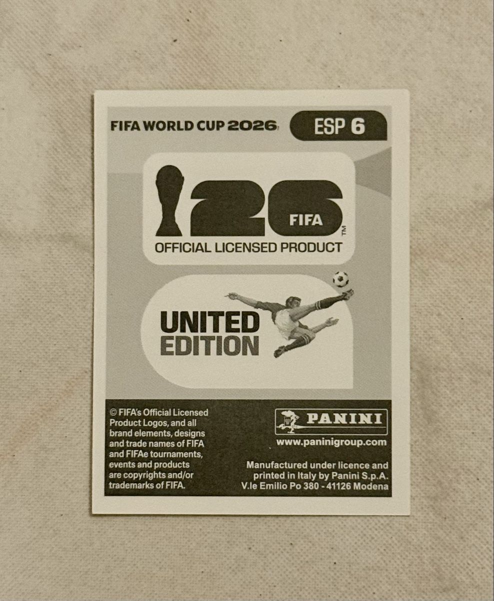 Panini Sammelbilder & Trading cards: Panini WM 2026!!! ESP 6 – Neu (gemäss Beschreibung) aus Oberentfelden von NunoLouro 1