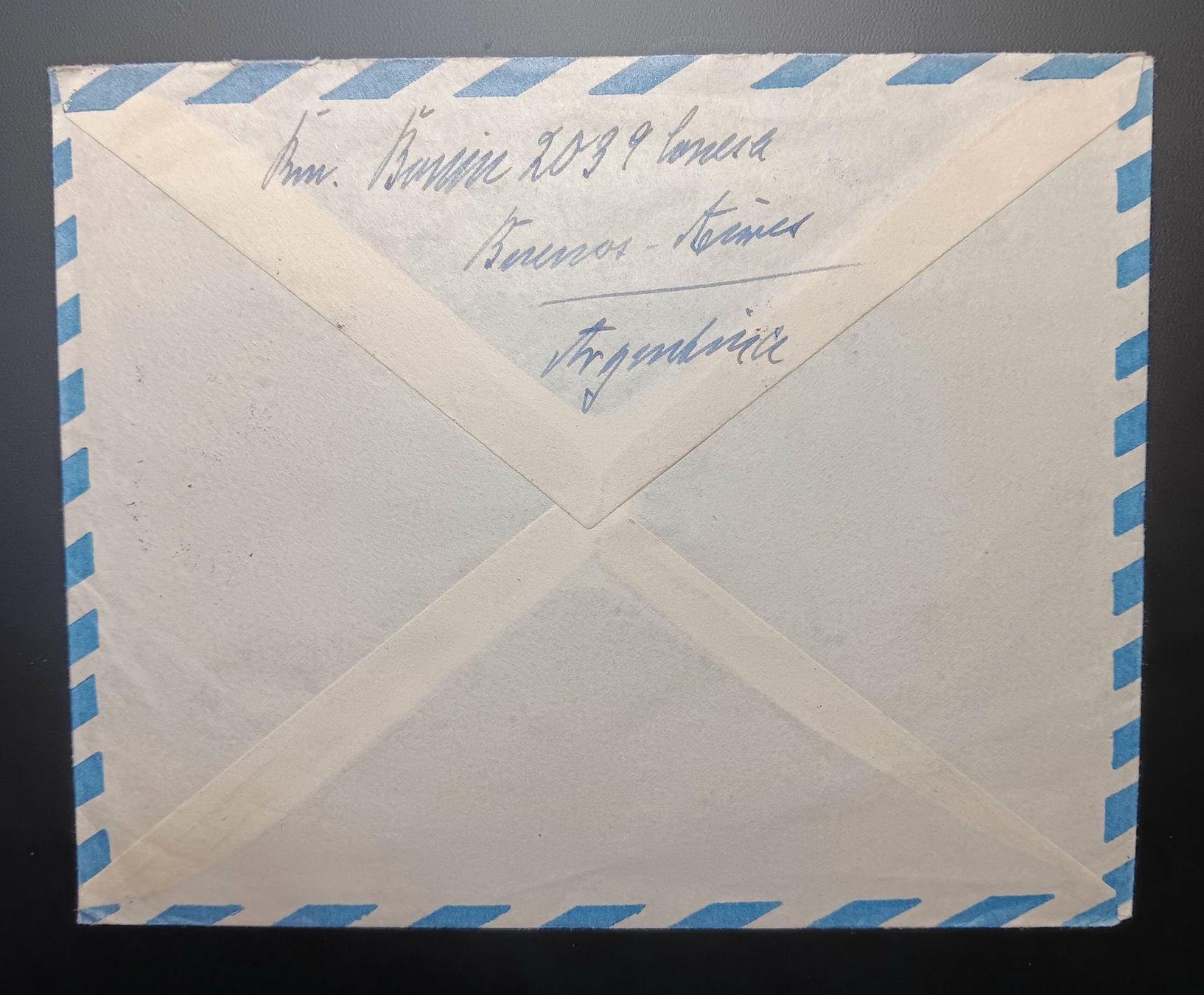 Tutti i francobolli: ARGENTINIEN, FLUGBRIEF NACH BASEL 1959 – Usato da Holderbank AG venduto da DINOS-PHILA 1