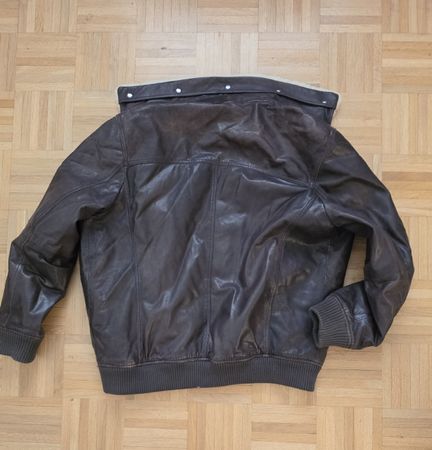 Manor Lederjacke Herren, Gr. 58, Winterjacke, Top Zustand