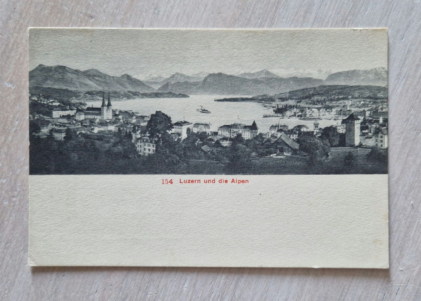 Cartoline postali: alte AK Luzern, Dampfschiff – Usato da Ebikon venduto da Donar50
