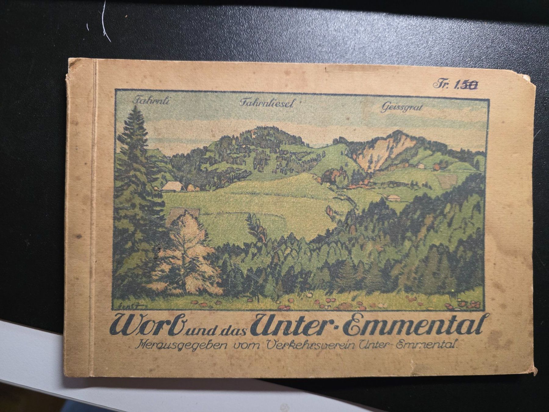 Libri: Worb und das Unter-Emmental - 1921 - Sumiswald – Usato da Walterswil BE venduto da Lonitti