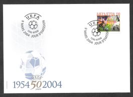 FDC Nr. 1111 50 Jahre Uefa ET Nyon 9.3.2004