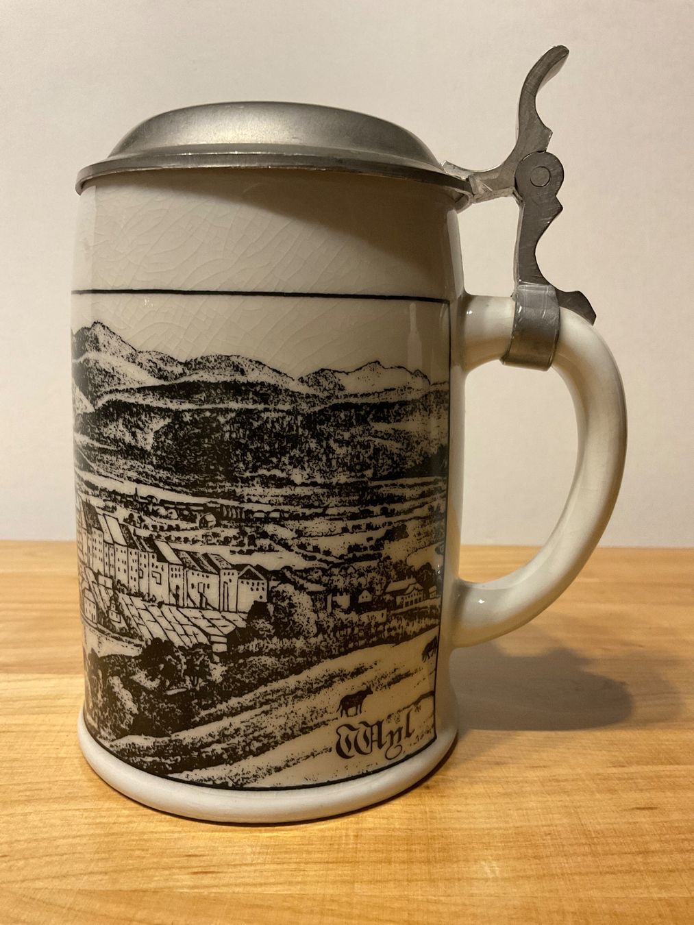 Bicchieri: Bier Humpen / Keramik mit Zinndeckel – Usato da Rümlang venduto da baselsale1 3