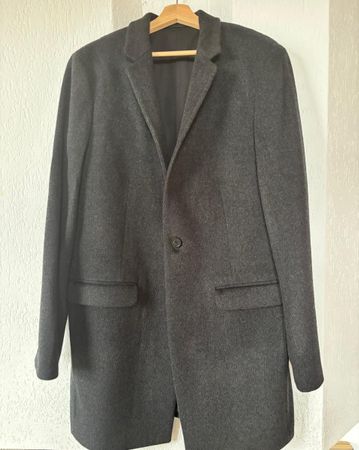 AllSaints Herrenwintermantel grau