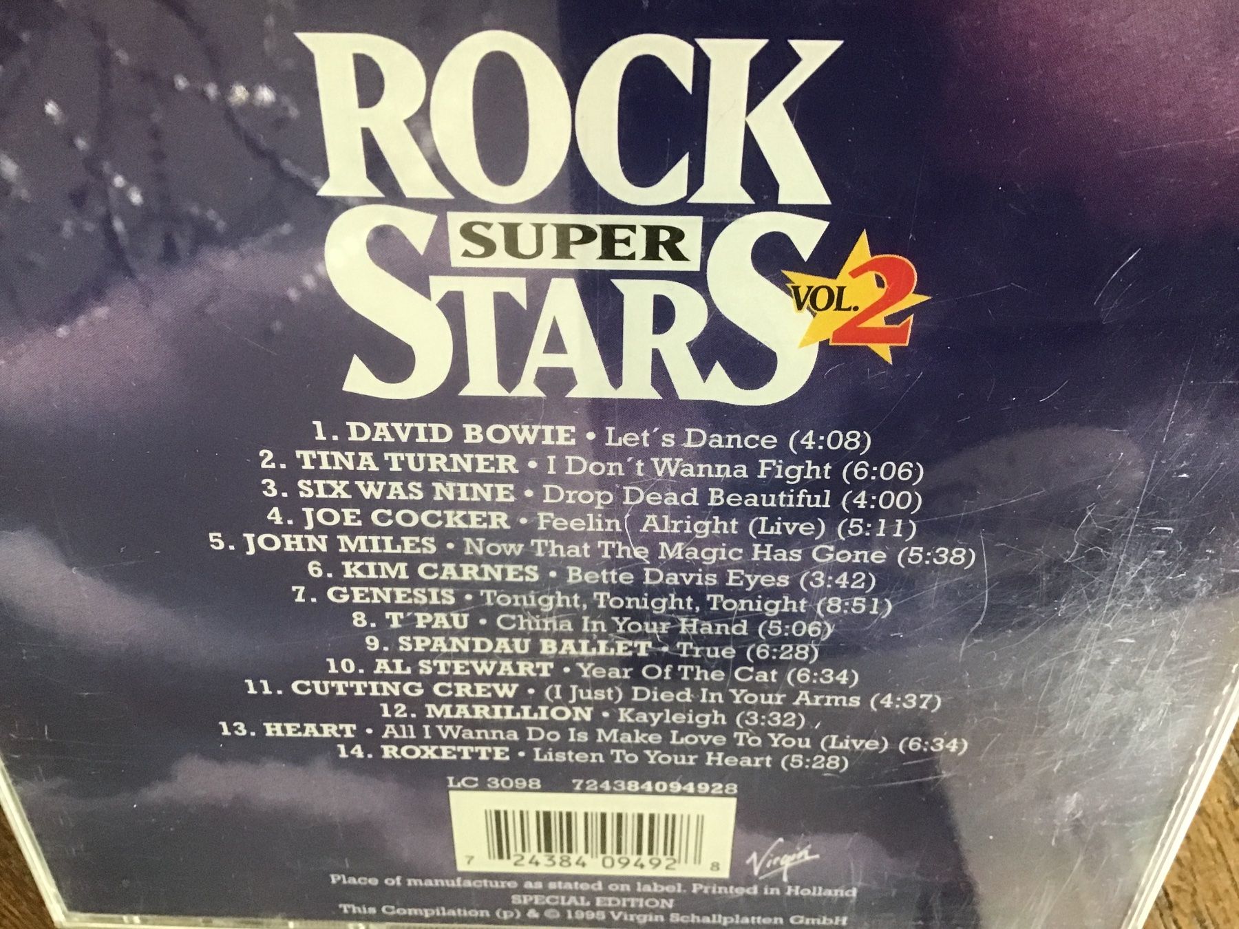 CDs: Rock Superstars Vol.2 CD Bowie Turner Cocker uvm. – Gebraucht aus Thierachern von sweden08 1
