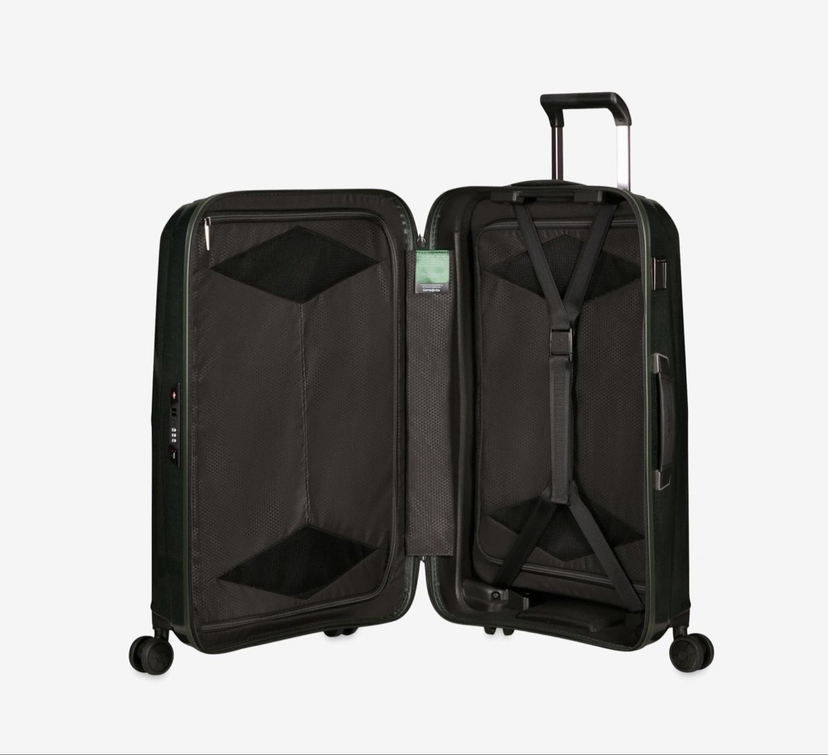 Samsonite Valigie: NEU OVP Samsonite Major-Lite Spinner 77cm Grün – Nuovo e nell'imballaggio originale da Zürich venduto da bac_c7pb 3