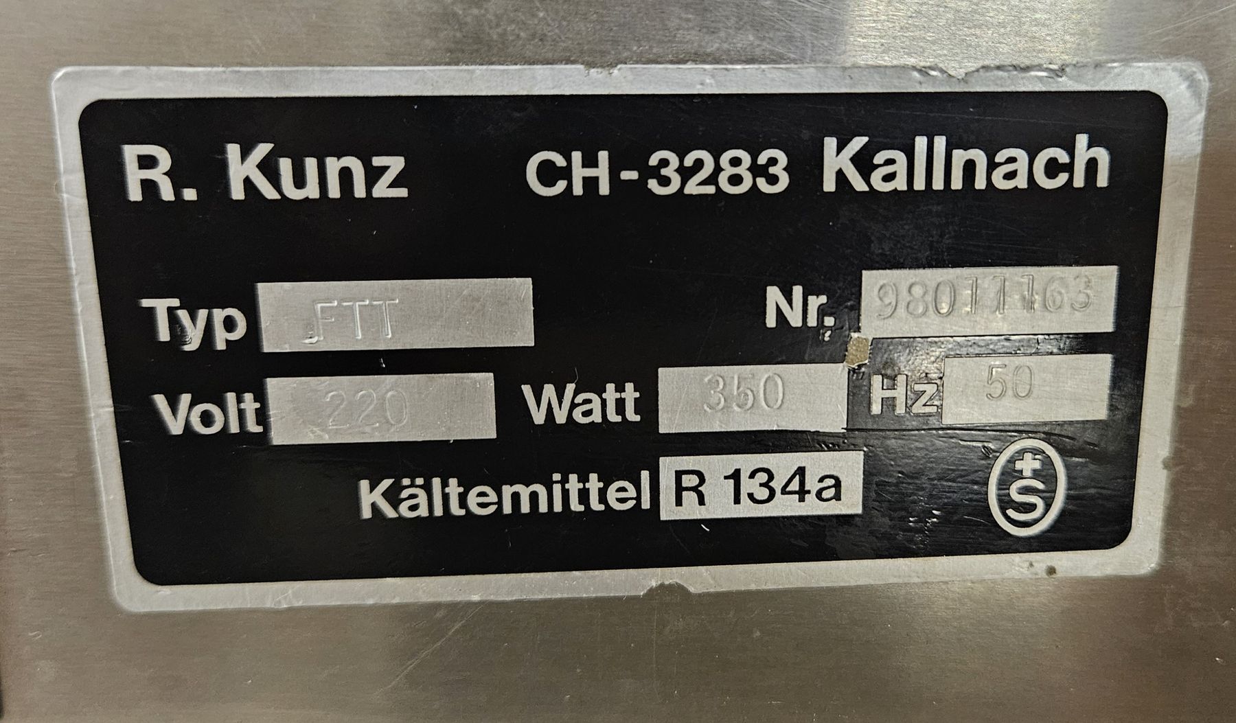 Elettrodomestici da cucina: Rahmmaschine Kunz FTT – Usato da Môtier (Vully) venduto da pat_9bgw 2
