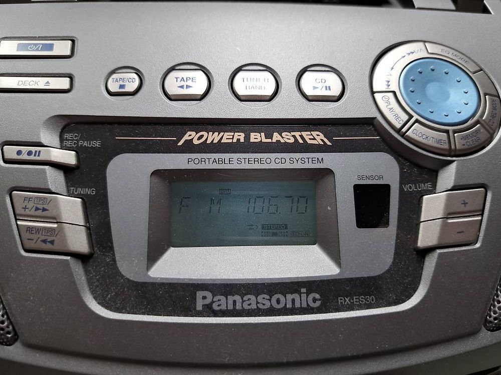 PANASONIC STEREO CD-CC AUTO REVERSE POWER BLASTER (Gebraucht) in ...