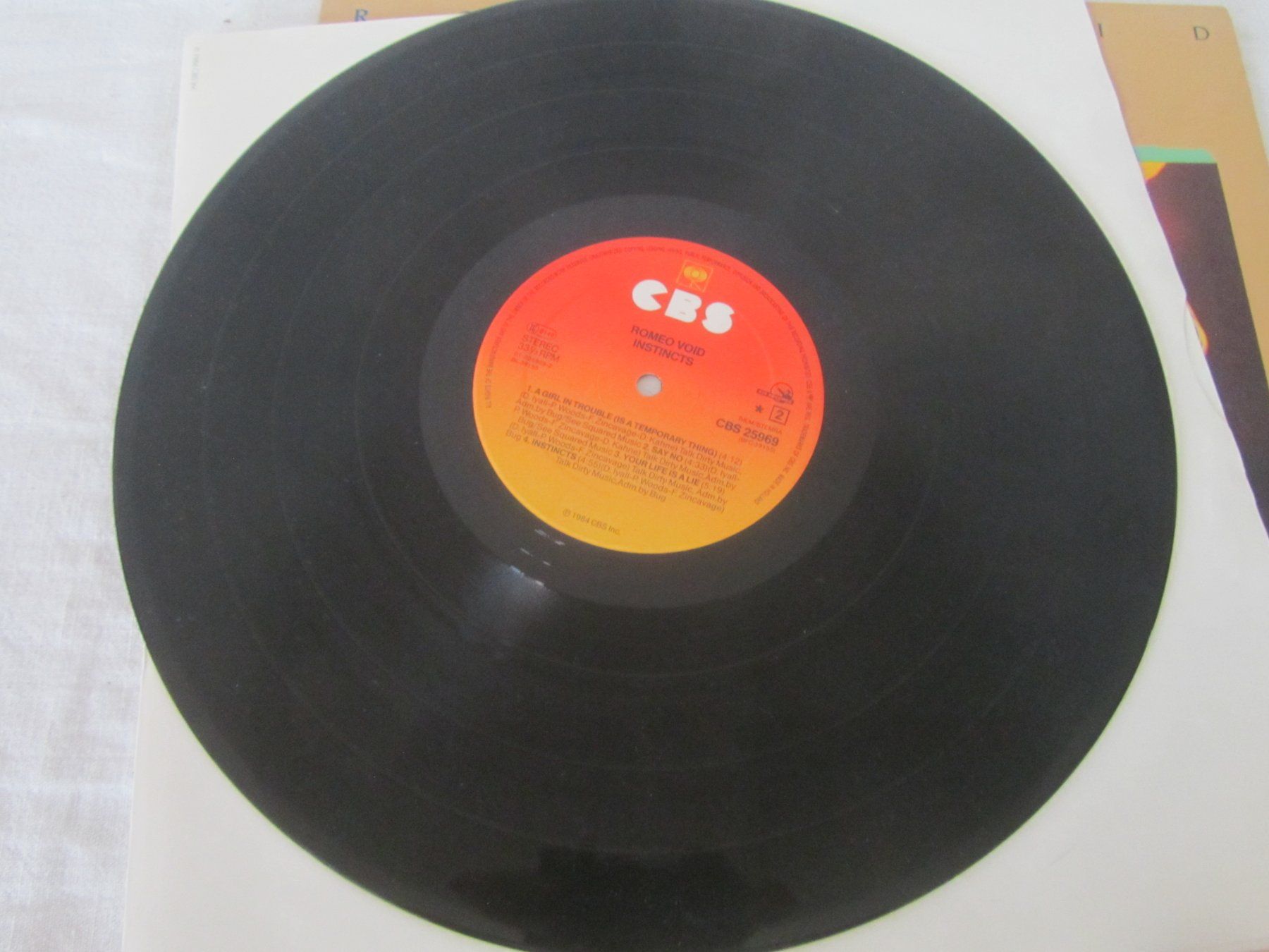 Dischi in vinile: ROMEO VOID:  Instincts – Usato da Seengen venduto da mikelele 2