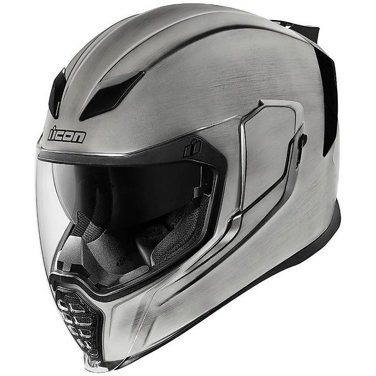 Caschi & visiere: Casque Icon AirFlite Quicksilver  – Usato da Romanel-s-Lausanne venduto da Rico_8