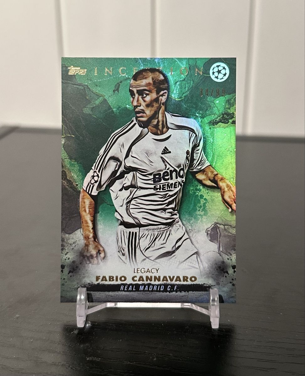 Topps Carte collezionabili: Topps Inception Cannavaro Real Madrid /99 – Nuovo (secondo la descrizione) da Unterstammheim venduto da Robin059