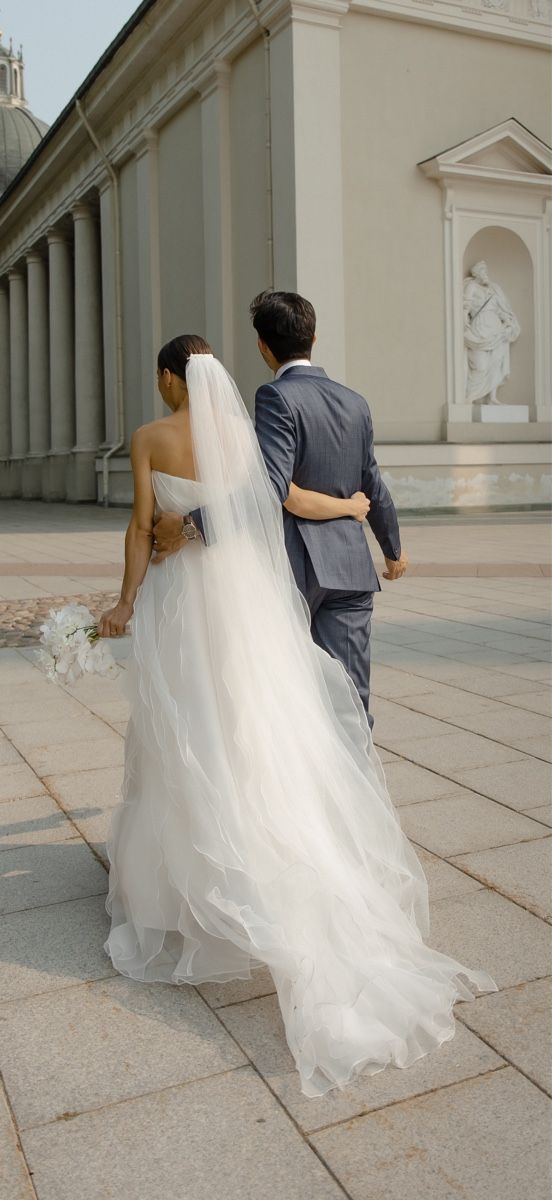 Kleider: Wedding dress- designer custom made, unique piece S size – Neu (gemäss Beschreibung) aus Corsier GE von Karol_save_planet 3