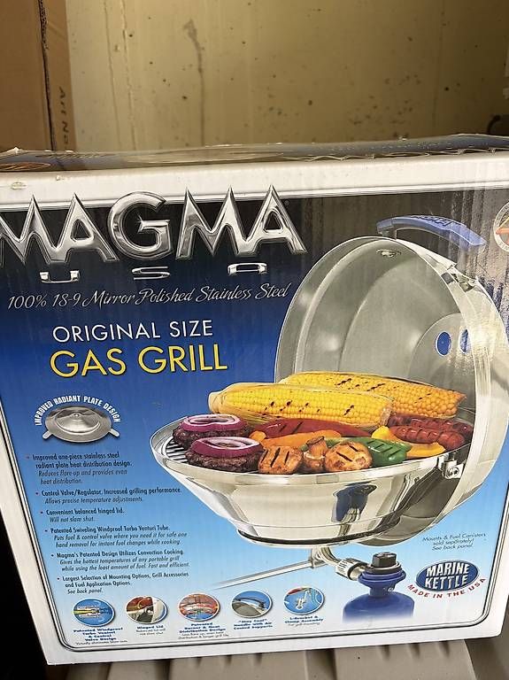 Griglie: Magma Grill und Halterung  – Usato da Wangenried venduto da SFTB