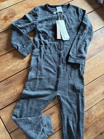Neues Merino Wolle Pyjama gr. 98