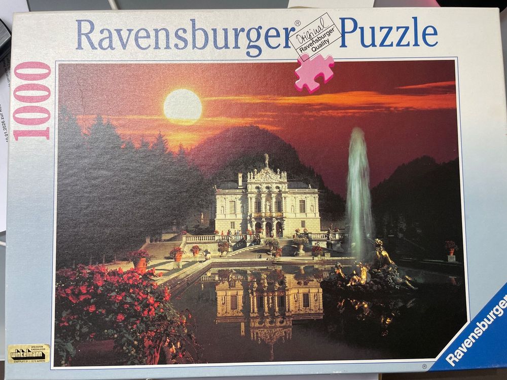 Ravensburger Puzzle 1000 Teile – Walking World Nr. 1 South Downs – Wanderroute, 70x50 Cm, Ab 12 Jahren