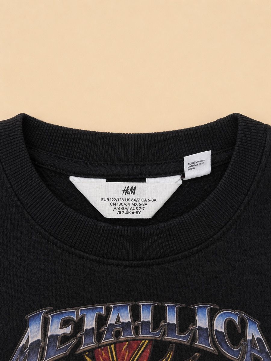 H&M Maglioni & Felpe: SWEAT ENFANT METALLICA NOIR – Nuovo (secondo la descrizione) da Lausanne venduto da mar_6snp 2