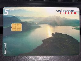 Swisscom Taxcard Vierwaldstättersee 5 CHF gebraucht
