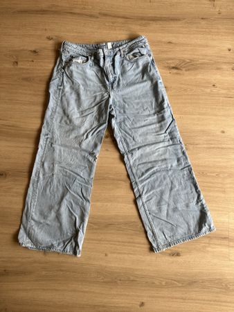 Helle Wide Leg Jeans von H&M, Grösse 50, Top Zustand!