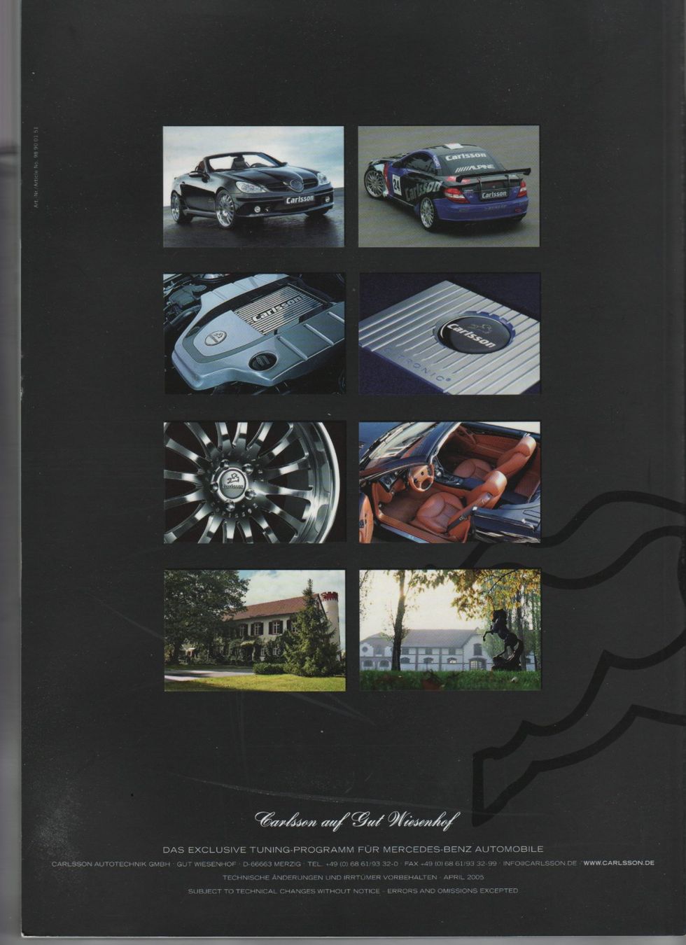 Mercedes-Benz Documents: Carlson Programm 2005-2006 – D'occasion à Corminboeuf par corbay 2