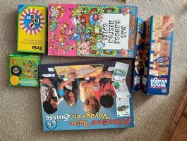 4 Spiele für Kinder, Jugendliche (Jenga, Hilton Spiel, ..)