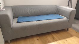 2er Sofa grau – 175 × 85 × 70 cm – guter Zustand