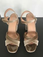 Plateau Sandalen beige
