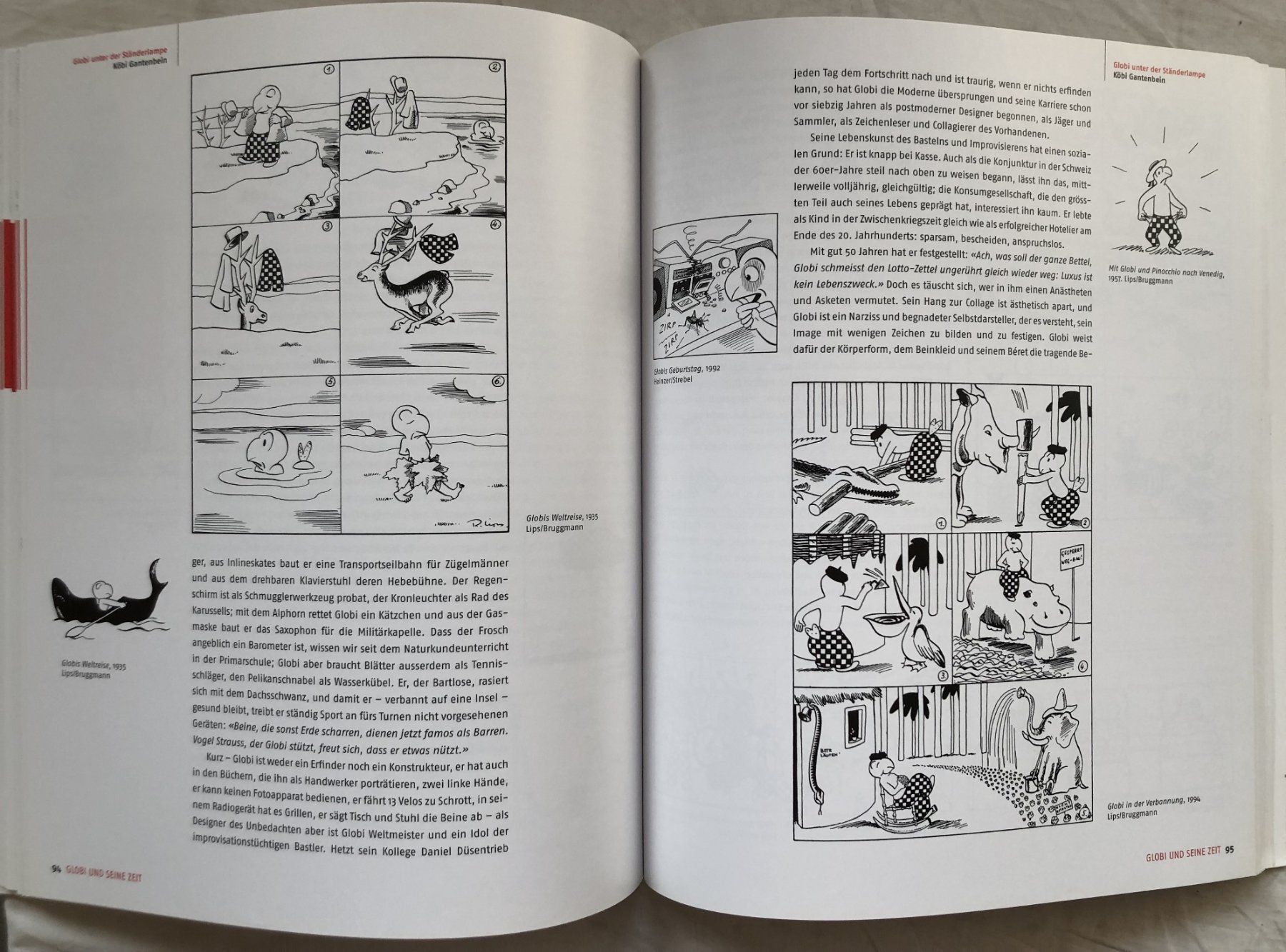 Fumetti: Globi und seine Zeit: Begegnung mit einem Schweizer Phänomen – Usato da Schaffhausen venduto da durruti 7