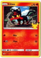 Litten McDonald's Pokémon Promo 15/25