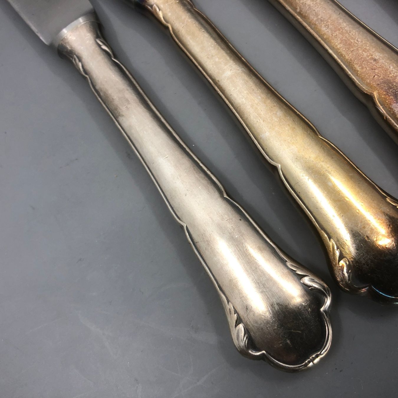 WMF Posate: 7 Vorspeisemesser versilbert WMF Modell 2700 – Usato da Basel venduto da Tiabeanie