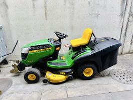 John Deere X155R Rasentraktor mit Schneeschild - Nur 71h