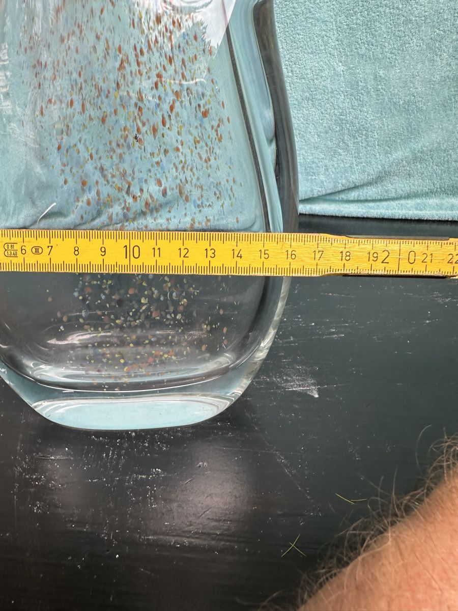 Vasen & Gefässe: Vase en verre soufflé à la main avec anse 40cm – Gebraucht aus Lausanne von artnouveau04 6