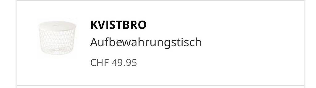 Tische: Aufbewahrungstisch IKEA – Gebraucht aus Solothurn von mar_spc6