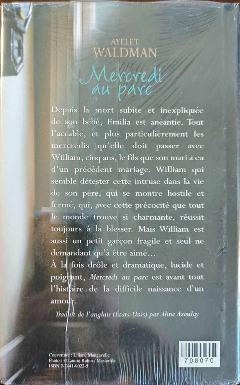 Bücher: Ayelet Waldman - Mercredi au parc – Neu und originalverpackt aus Sierre von michelr4040 1