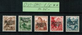 DVI - OMS - Satz 1-5 ** postfrisch