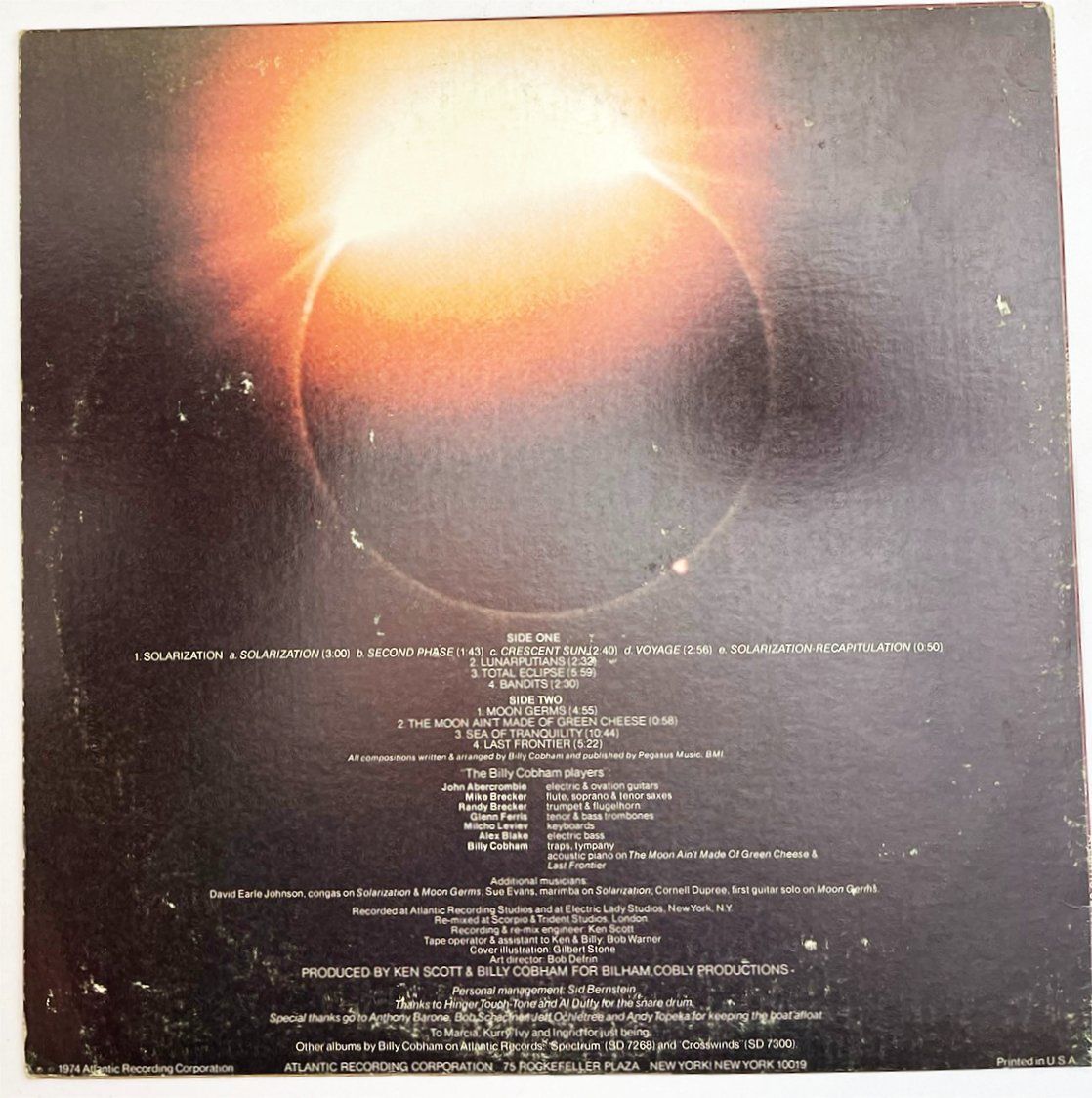 Dischi in vinile: LP: BILLY COBHAM - Total Eclipse (Jazz Rock) – Nuovo (secondo la descrizione) da Frenkendorf venduto da Yard-Sale-2000 1