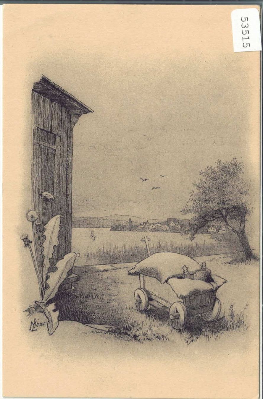 Cartoline postali: Meta Löwe - Schlafendes Baby – Usato da Ettingen venduto da Kartenplanet